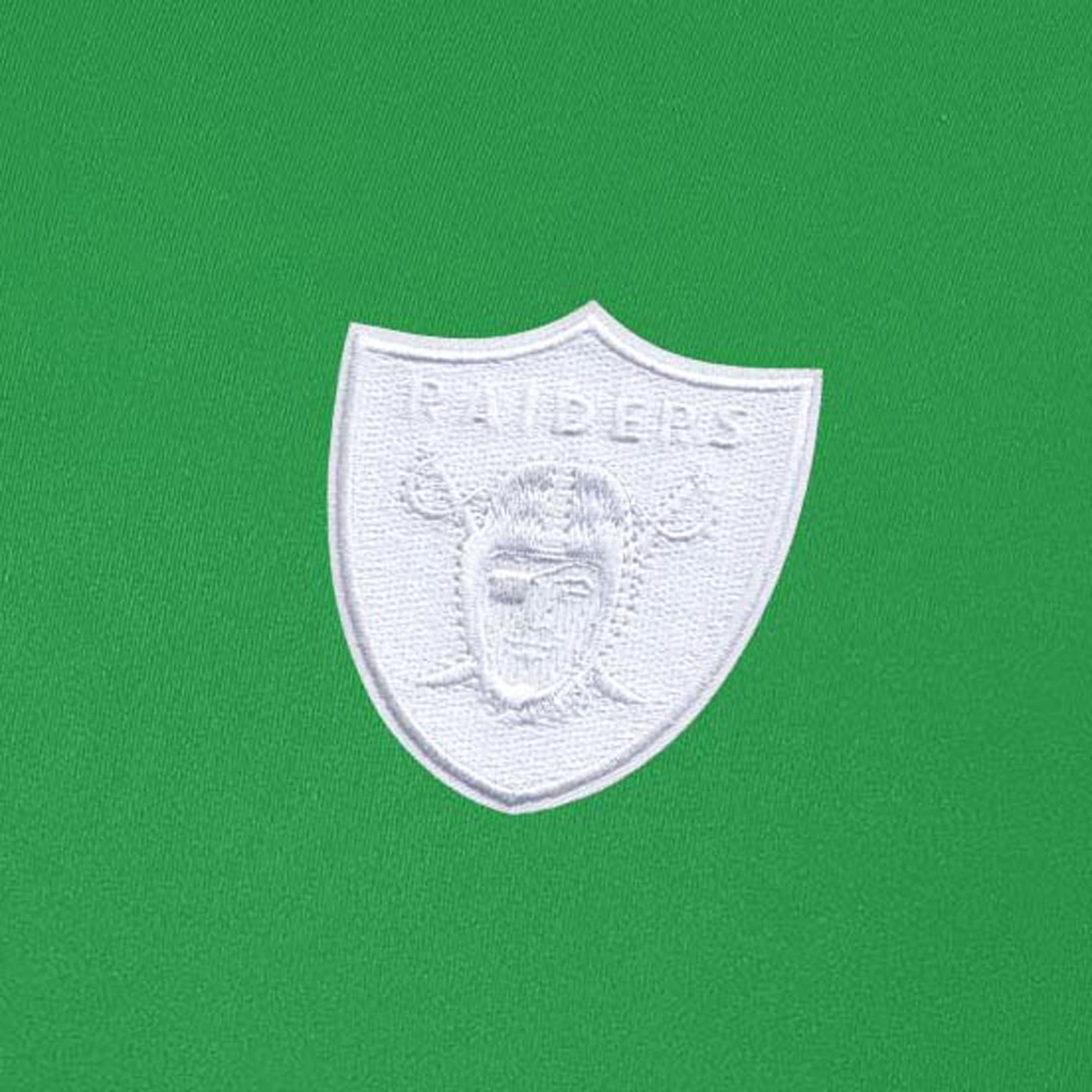 Pull à col zippé Antigua vert Kelly pour homme, Las Vegas Raiders, édition spéciale Saint-Patrick